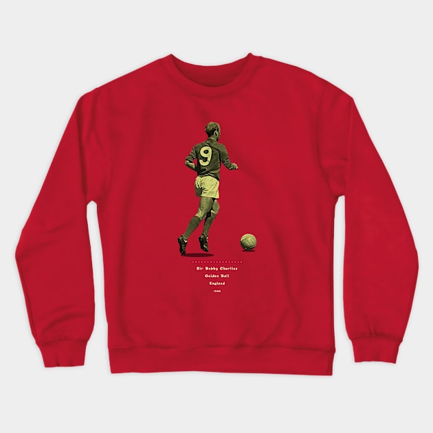 Sir Bobby Charlton RIP Victor Crewneck Sweatshirt by shieldjohan